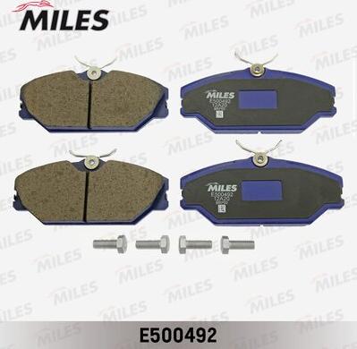 Miles E500492 - Тормозные колодки, дисковые, комплект avtokuzovplus.com.ua