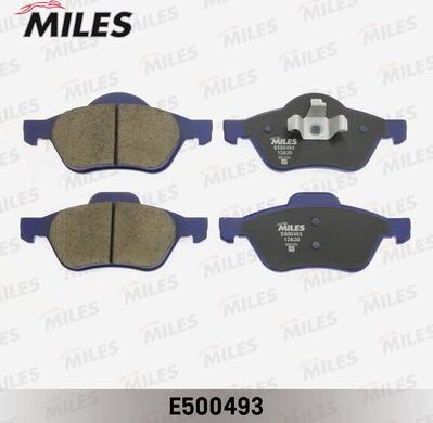 Miles E500493 - Гальмівні колодки, дискові гальма autocars.com.ua