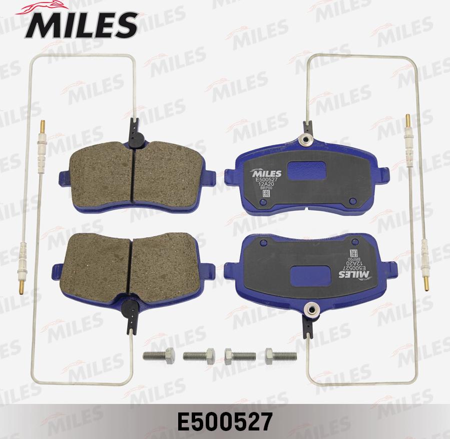 Miles E500527 - Тормозные колодки, дисковые, комплект avtokuzovplus.com.ua