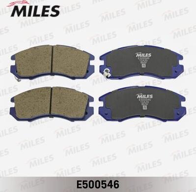 Miles E500546 - Тормозные колодки, дисковые, комплект avtokuzovplus.com.ua