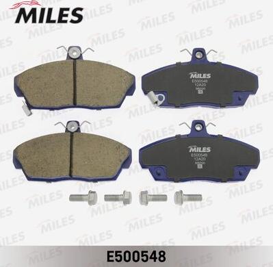 Miles E500548 - Гальмівні колодки, дискові гальма autocars.com.ua