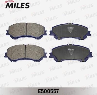 Miles E500557 - Гальмівні колодки, дискові гальма autocars.com.ua
