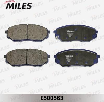 Miles E500563 - Гальмівні колодки, дискові гальма autocars.com.ua