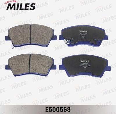 Miles E500568 - Тормозные колодки, дисковые, комплект avtokuzovplus.com.ua