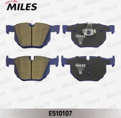 Miles E510107 - Гальмівні колодки, дискові гальма autocars.com.ua