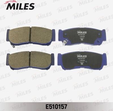 Miles E510157 - Гальмівні колодки, дискові гальма autocars.com.ua