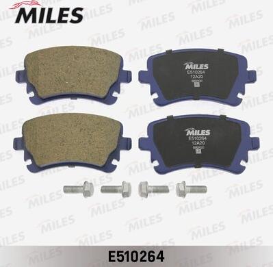 Miles E510264 - Тормозные колодки, дисковые, комплект avtokuzovplus.com.ua