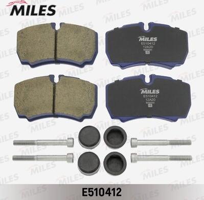 Miles E510412 - Гальмівні колодки, дискові гальма autocars.com.ua