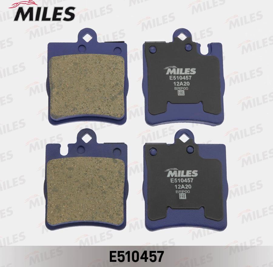 Miles E510457 - Гальмівні колодки, дискові гальма autocars.com.ua
