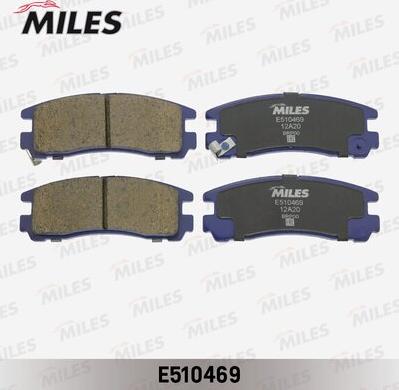 Miles E510469 - Гальмівні колодки, дискові гальма autocars.com.ua