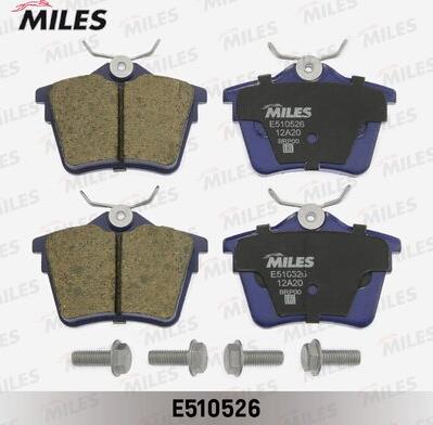 Miles E510526 - Гальмівні колодки, дискові гальма autocars.com.ua