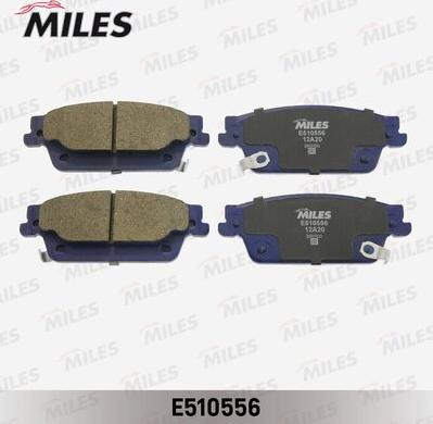 Miles E510556 - Тормозные колодки, дисковые, комплект avtokuzovplus.com.ua