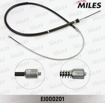 Miles ei000201 - Тросик, cтояночный тормоз autodnr.net