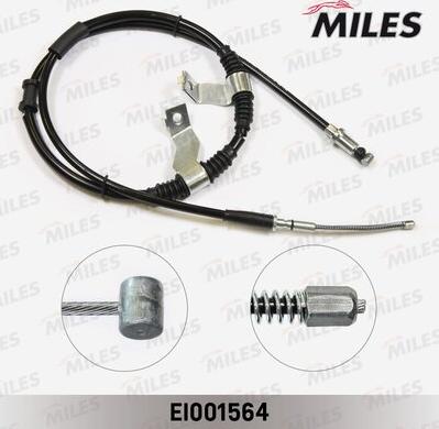 Miles EI001564 - Трос, гальмівна система autocars.com.ua