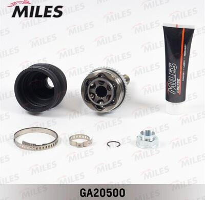 Miles GA20500 - Шарнирный комплект, ШРУС, приводной вал avtokuzovplus.com.ua
