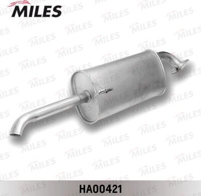Miles HA00421 - Глушник вихлопних газів кінцевий autocars.com.ua