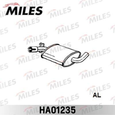 Miles HA01235 - Средний глушитель выхлопных газов avtokuzovplus.com.ua