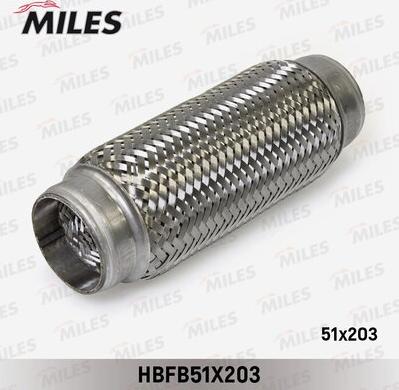 Miles HBFB51X203 - Гофрированная труба, выхлопная система avtokuzovplus.com.ua