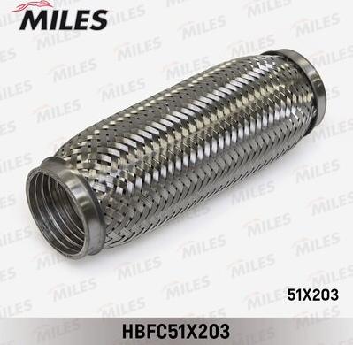 Miles HBFC51X203 - Труба гофрированная с внутренним металлорукавом 51X203 autodnr.net