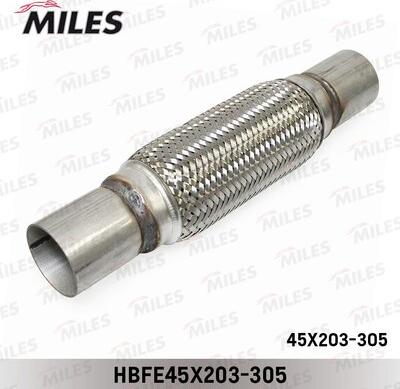Miles hbfe45x203-305 - Гофрированная труба, выхлопная система autodnr.net