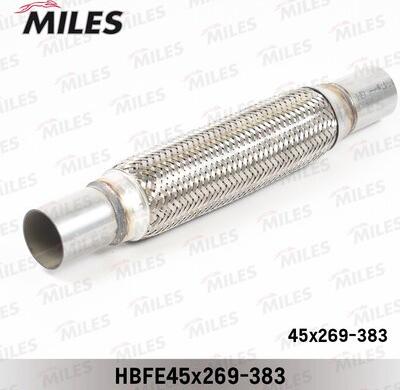 Miles HBFE45X269-383 - Гофрированная труба, выхлопная система avtokuzovplus.com.ua