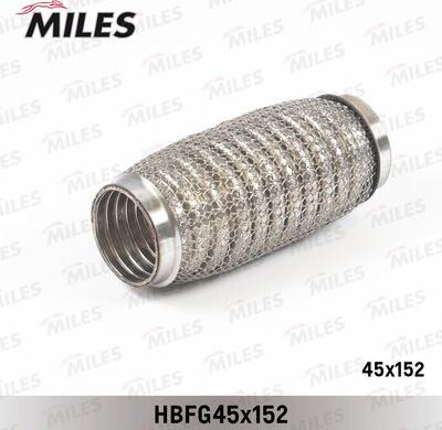 Miles HBFG45X152 - Труба гофрированная с кольцевым плетением и внутр. металлорукавом 45X152 autodnr.net