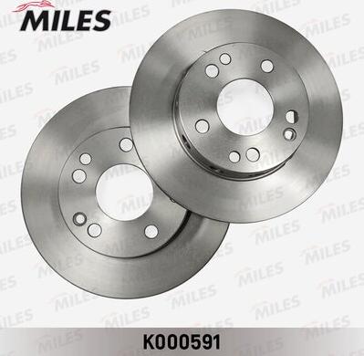 Miles K000591 - Гальмівний диск autocars.com.ua