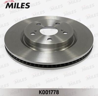 Miles K001778 - Тормозной диск avtokuzovplus.com.ua