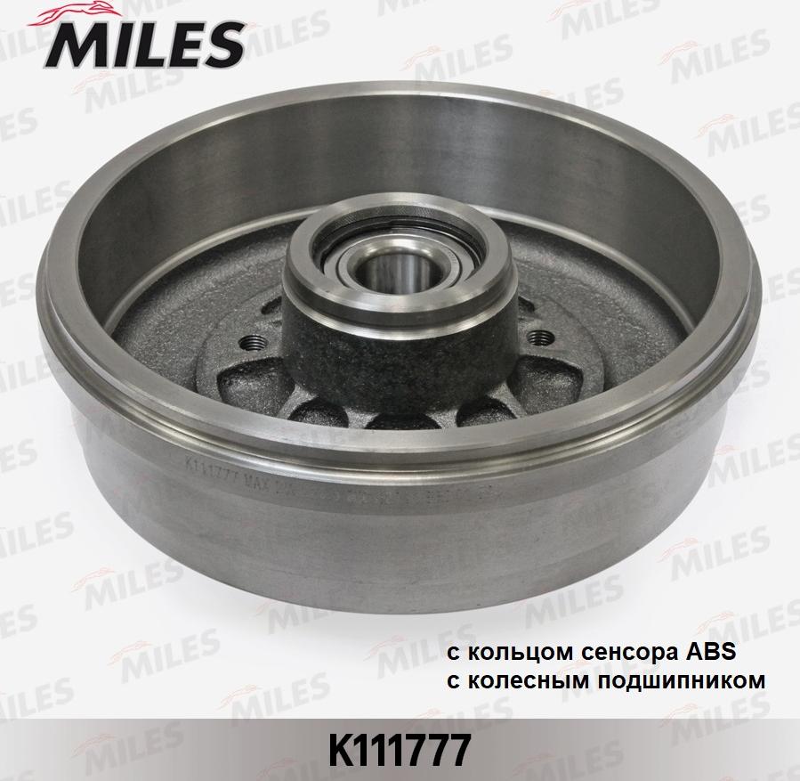 Miles K111777 - Гальмівний барабан autocars.com.ua