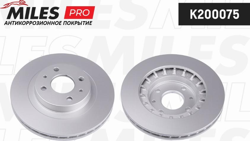 Miles K200075 - Тормозной диск avtokuzovplus.com.ua