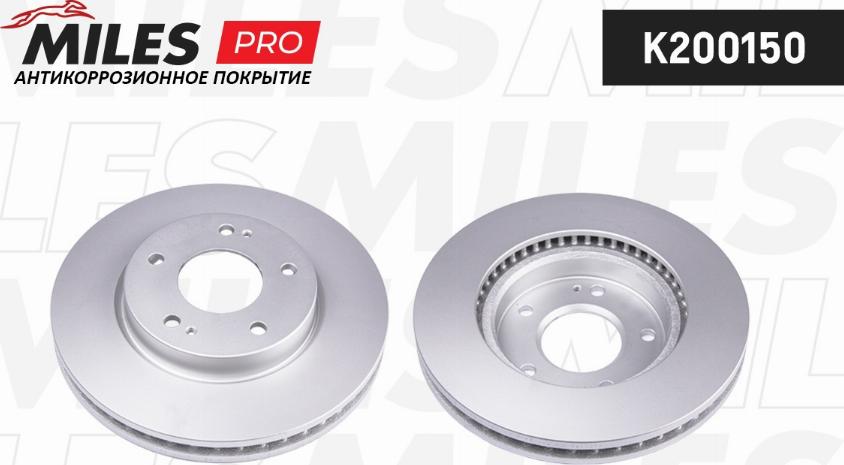 Miles K200150 - Тормозной диск avtokuzovplus.com.ua