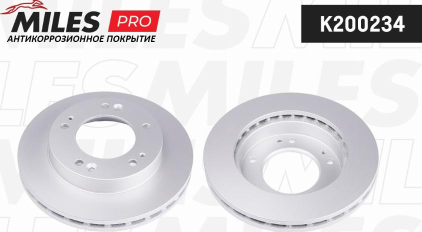 Miles K200234 - Гальмівний диск autocars.com.ua