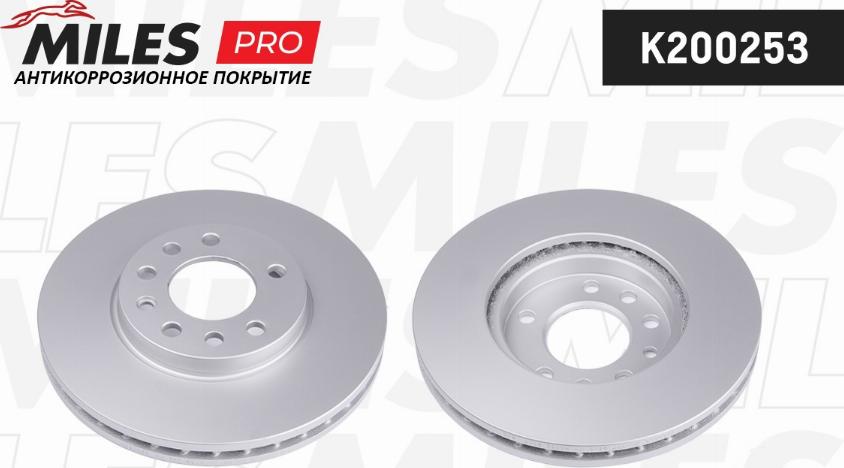 Miles K200253 - Гальмівний диск autocars.com.ua