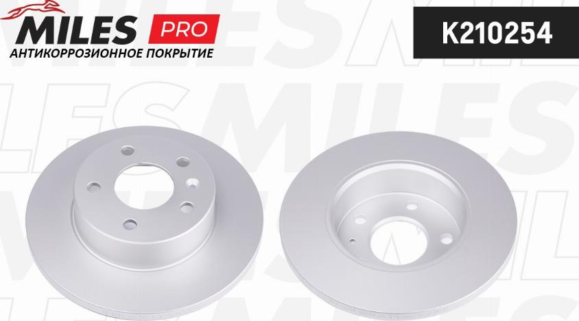 Miles K210254 - Гальмівний диск autocars.com.ua