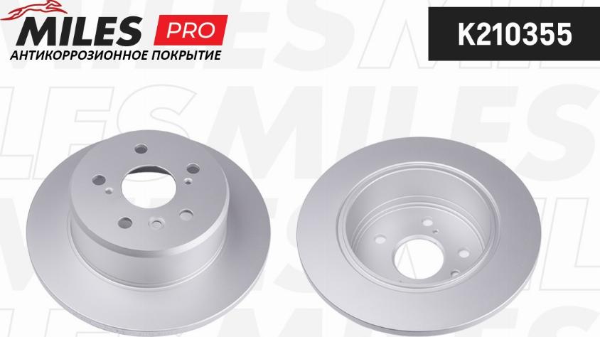 Miles K210355 - Гальмівний диск autocars.com.ua