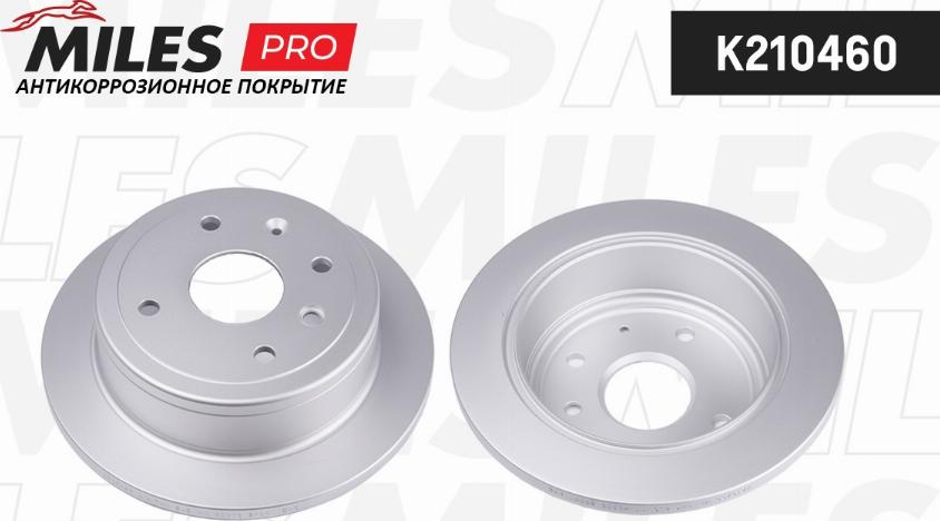 Miles K210460 - Гальмівний диск autocars.com.ua