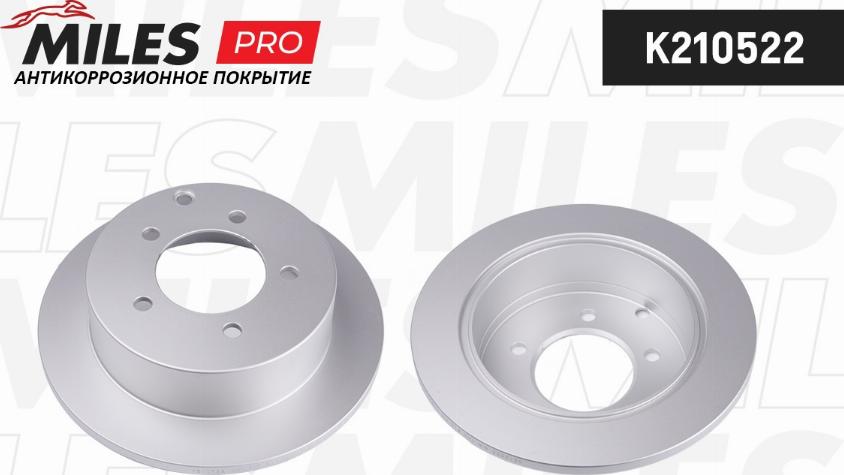 Miles K210522 - Гальмівний диск autocars.com.ua