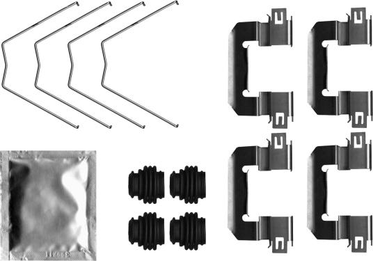 Mintex MBA0064 - Комплектуючі, колодки дискового гальма autocars.com.ua