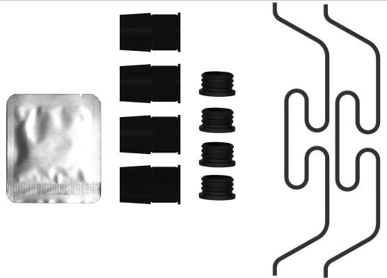 Mintex MBA0090 - Комплект приладдя, гальм autocars.com.ua