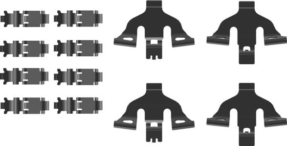 Mintex MBA0093 - Комплектуючі, колодки дискового гальма autocars.com.ua