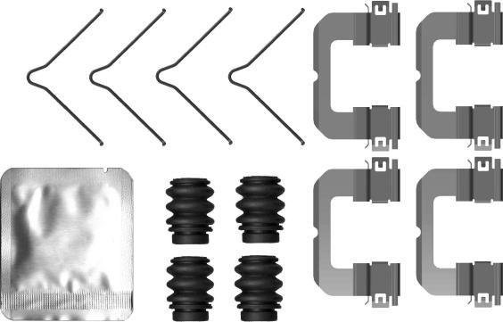 Mintex MBA0099 - Комплектуючі, колодки дискового гальма autocars.com.ua