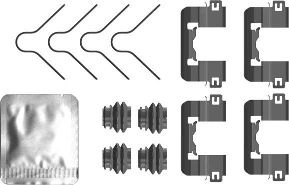 Mintex MBA0105 - Комплектуючі, колодки дискового гальма autocars.com.ua