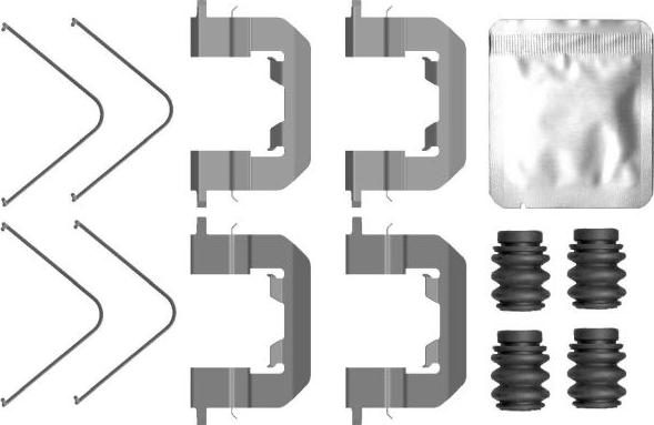 Mintex MBA0123 - Комплектуючі, колодки дискового гальма autocars.com.ua