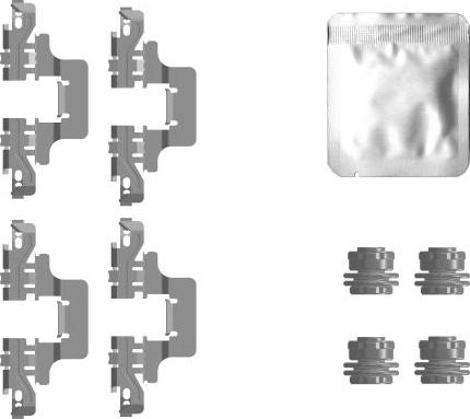 Mintex MBA0128 - Комплектуючі, колодки дискового гальма autocars.com.ua