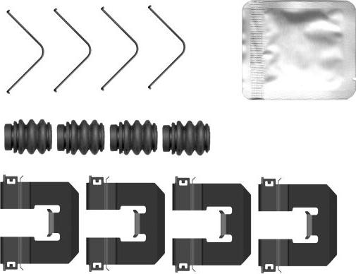 Mintex MBA0160 - Комплектуючі, колодки дискового гальма autocars.com.ua