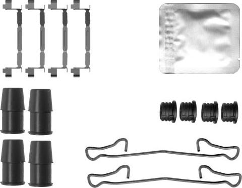 Mintex MBA0167 - Комплектуючі, колодки дискового гальма autocars.com.ua