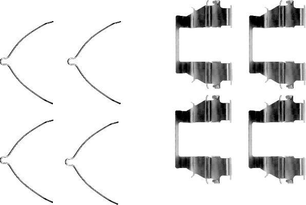 Mintex MBA1105 - Комплектуючі, колодки дискового гальма autocars.com.ua