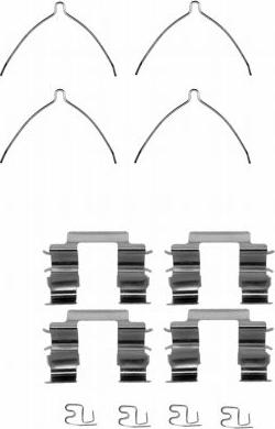 Mintex MBA1116 - Комплектуючі, колодки дискового гальма autocars.com.ua