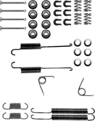 Mintex MBA695 - Комплектуючі, барабанний гальмівний механізм autocars.com.ua