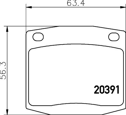 Mintex MDB1097 - Гальмівні колодки, дискові гальма autocars.com.ua